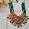 silver jadau khundhan pearl necklace