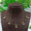 Beautiful Ad Stone Flower Lockets Invisible Chain
