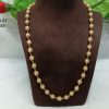 Premium Quality Real Gold Replica Beads Chain With Golden Caps