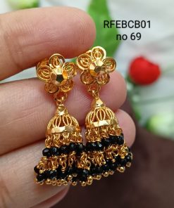 Real Gold Replica Daily Use & Party Wear Butta Ear rings