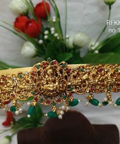 Beautiful Antique Matte Hipbelt With Laxmidevi Design