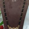 Long Blackbeads with Ad stone locket